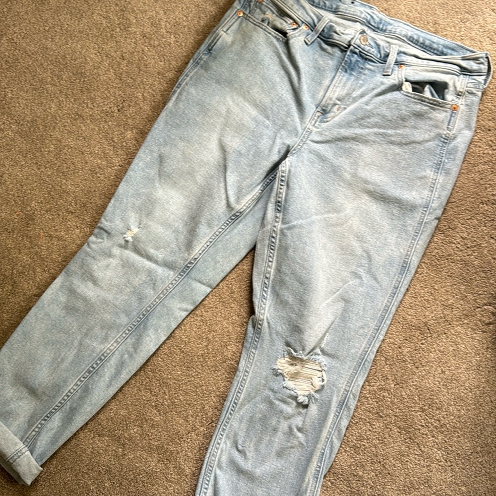 Gap vintage slim mid rise jeans - 32/14r